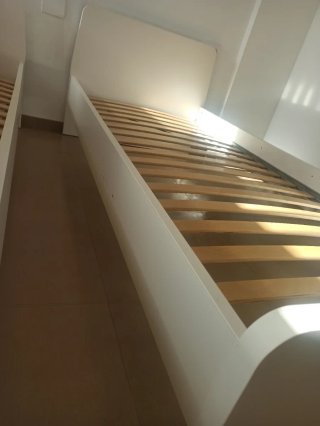 Cama IKEA ASKVOLL 90x200 + Somier + Colchón
