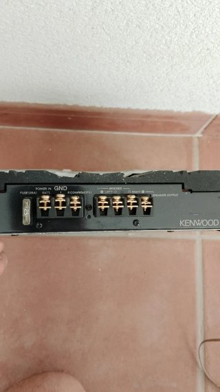 Etapa Potencia Kenwood 350W +  2 Altavoces Pioneer