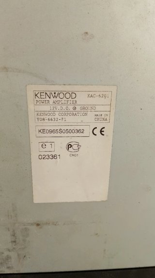 Etapa Potencia Kenwood 350W +  2 Altavoces Pioneer