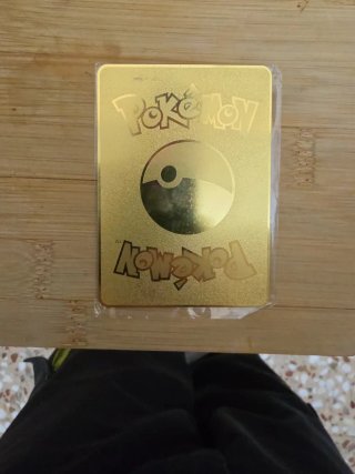 Carta Metal Dorada Rayquaza V Pokémon