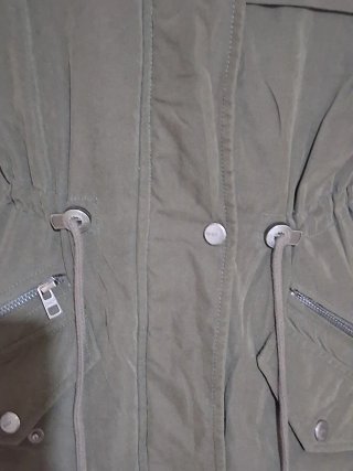 Chaqueta de invierno con capucha y pelo mujer
