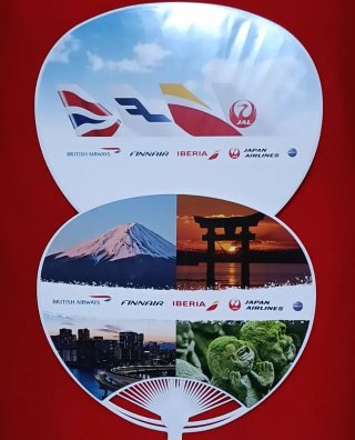 Abanicos de Viaje British Airways, Finnair, Iberia