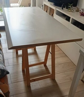 Mesa Escritorio Robusta, 160x80 +caballetes