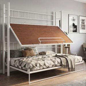 Litera abatible horizontal metálica NYC 2 camas