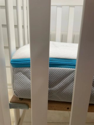 Cuna Micuna Blanca con Colchón