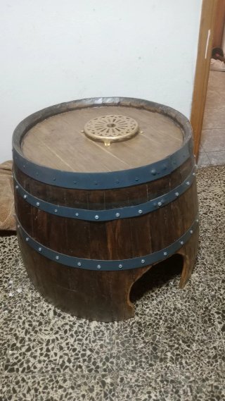 Mesa Barrica Reciclada