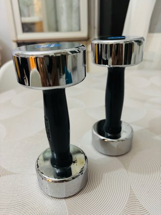 2 Mancuernas Cromadas Salter
