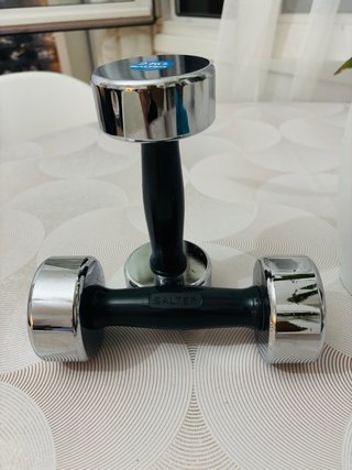 2 Mancuernas Cromadas Salter