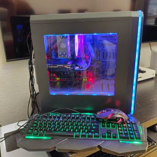 PC Gaming Nox Hummer + Monitor HP