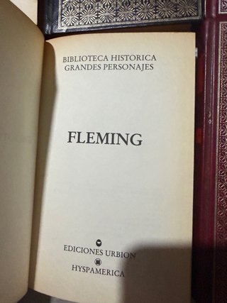 6 libros antiguos churchill, fleming,napoleon ..
