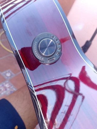 Guitarra flamenca autoamplificada
