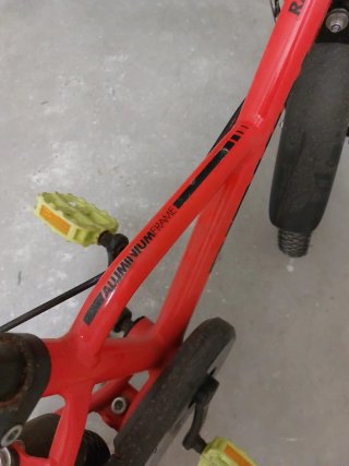 Bicicleta Infantil Roja 16 pulgadas