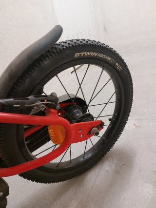 Bicicleta Infantil Roja 16 pulgadas