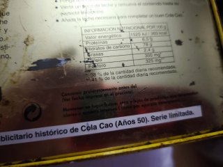 Caja Cola Cao Antigua Coleccionismo