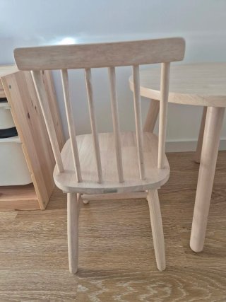 Mesa y silla infantil madera 2-6 años