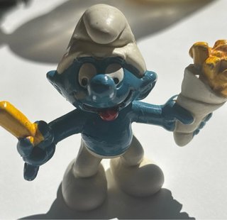 Pitufo Patatas Fritas Vintage Schleich ( 20131)