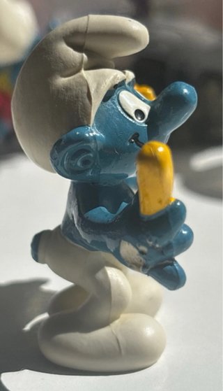 Pitufo Patatas Fritas Vintage Schleich ( 20131)