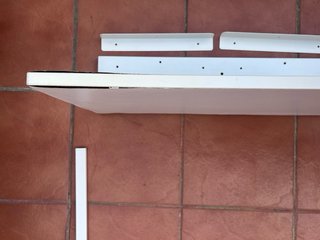 Mesa abatible IKEA NORBERG blanca