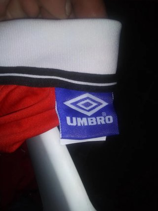 Camiseta Manchester Utd Beckham 7 Umbro Roja