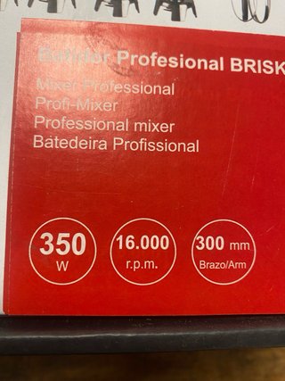 Batidora de mano profesional Lacor