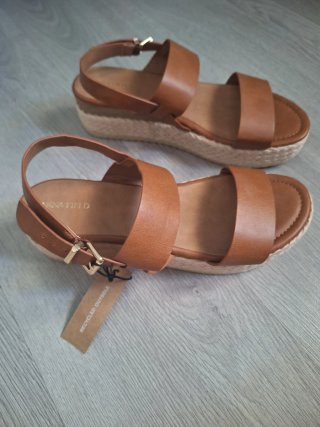 Sandalias cuña mujer talla 42