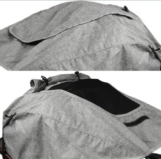 Capota/toldo solar universal para carrito de bebé