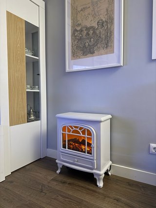 Chimenea Eléctrica Efecto Fuego y Calefacción