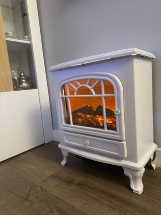 Chimenea Eléctrica Efecto Fuego y Calefacción