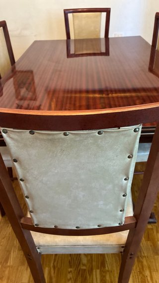 Juego de comedor de madera