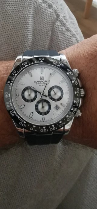 Reloj Naviforce Cronógrafo Negro/Plata