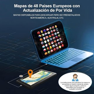 Navegador GPS 7'' para camiones Hexinex