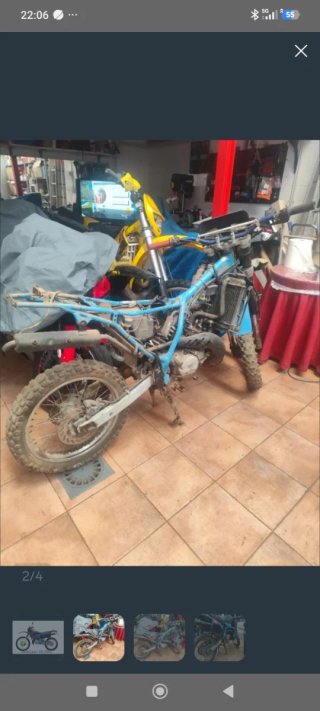 Aprilia RX 50 Enduro Azul/Naranja