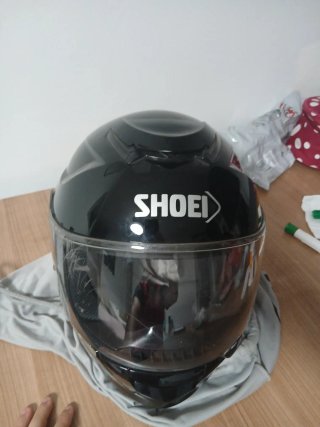 Casco Moto Shoei con funda.