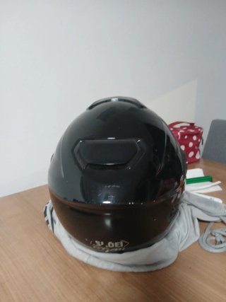 Casco Moto Shoei con funda.