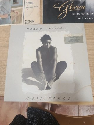 Lote Vinilos Adamo, Gloria Estefan, Tracy Chapman