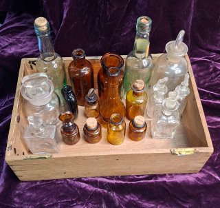 Colección Botellas y Tarros Antiguos