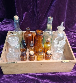 Colección Botellas y Tarros Antiguos