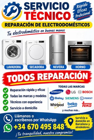 Servicio Técnico Electrodomésticos