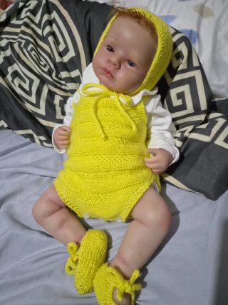 Bebé Reborn Pintado Artesanalmente