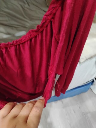 Camisa roja manga larga