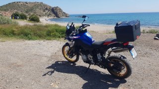 BMW F 850 GS Rally Moto Azul