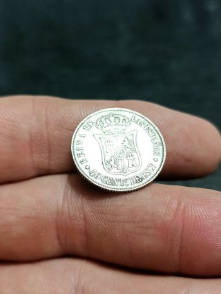 Moneda Plata Isabel 2ª 40 cts Escudo 1866