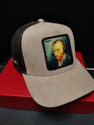 Gorra Capslab Van Gogh Mono Beige Talla única.