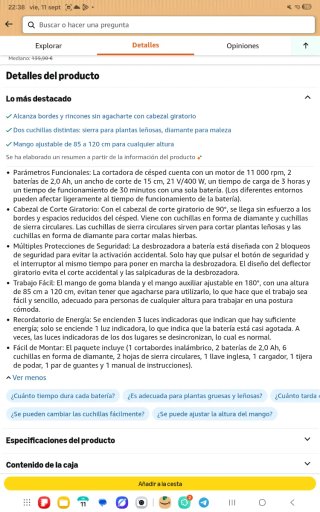 Desbrozadora a Batería JYGMPRO nueva a estrenar