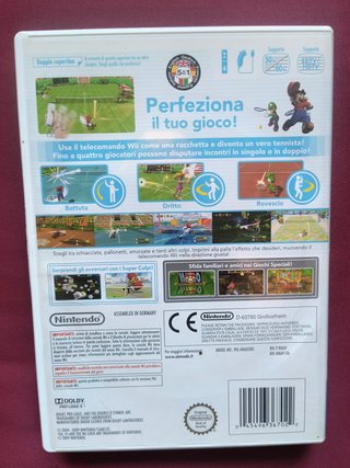 Mario Power Tennis New Play Control Wii