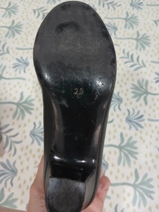 Zapatos tacón negros talla 29