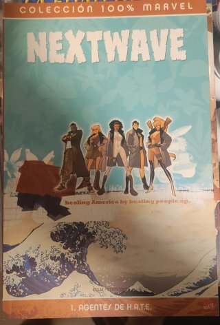 NextWave Agentes de H.A.T.E. colección 100% marvel