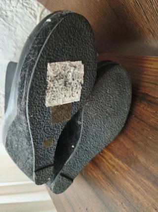 Botines de cuña negros talla 37