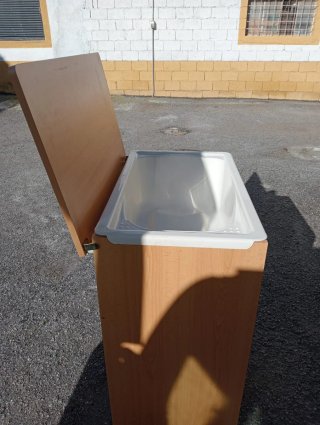 Mueble bañera bebé madera