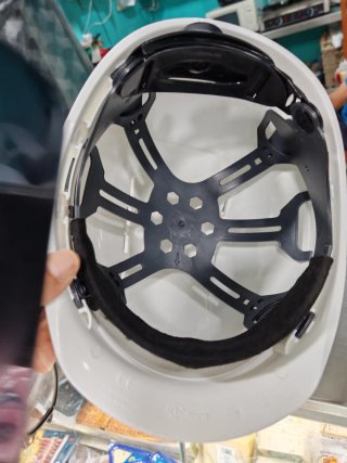 Casco de obra blanco Faru homologado